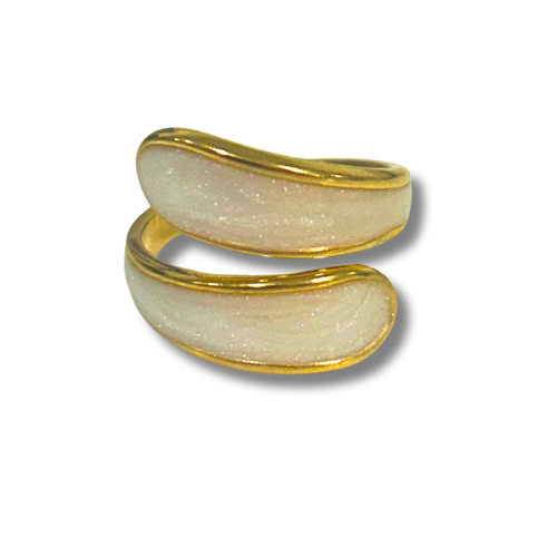 Twist Pearl Ring